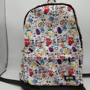 BT21 Backpack Full Size Characters Tata Shooky Chimmy Van Cooky READ